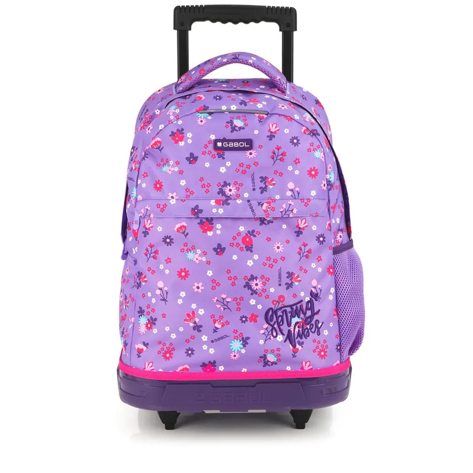gabol-violet-mochila-con-ruedas-dise-o-2-en-1-escolar-y-de-viaje image 1