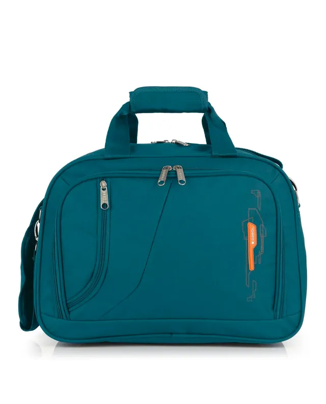 gabol-week-eco-bolso-de-viaje-mediano-27-l-con-acople-a-carro-pet-reciclado-turq image 1