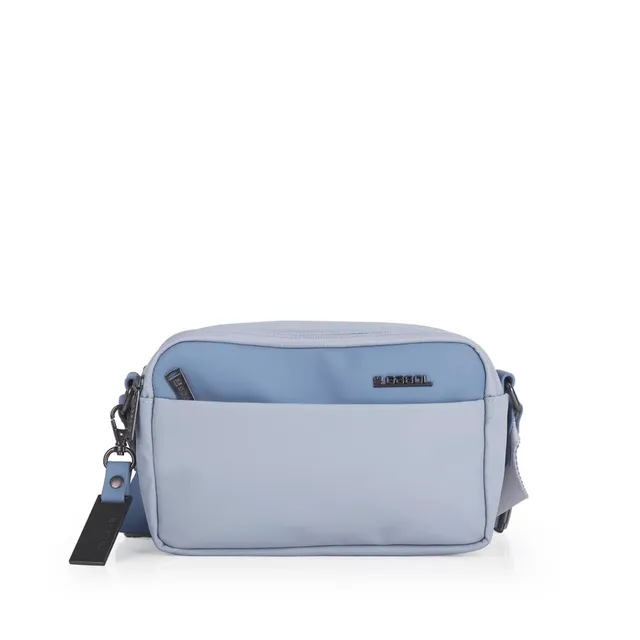 gabol-vega-bolso-con-2-compartimentos-de-poli-ster-resinado-y-piel-sint-tica-azu image 1