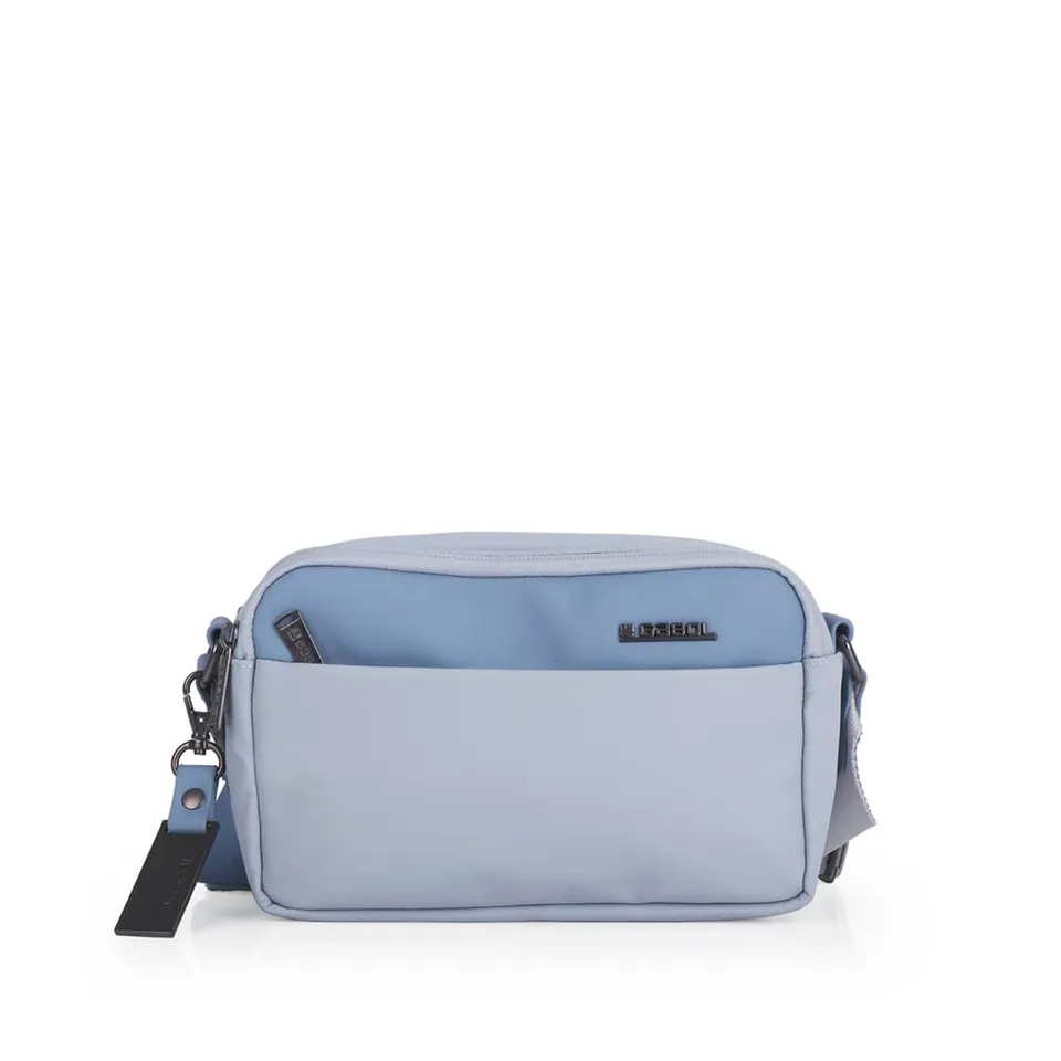 gabol-vega-bolso-con-2-compartimentos-de-poli-ster-resinado-y-piel-sint-tica-azu image 1