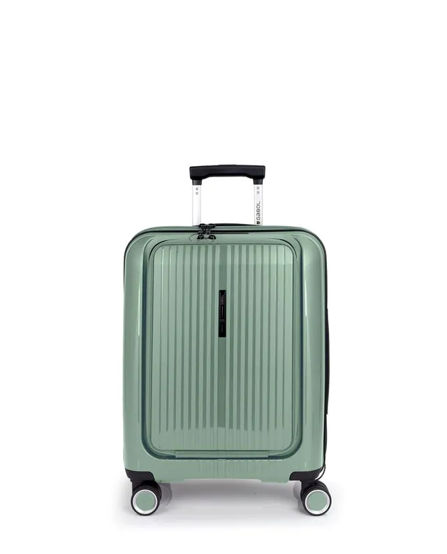 gabol-brooklyn-maleta-de-cabina-r-gida-expandible-55x40x22-25-cm-verde-con-4-rue image 1
