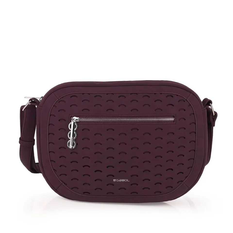 gabol-bolso-bandolera-tha-s-de-piel-sint-tica-burdeos-32x22x8-cm image 1