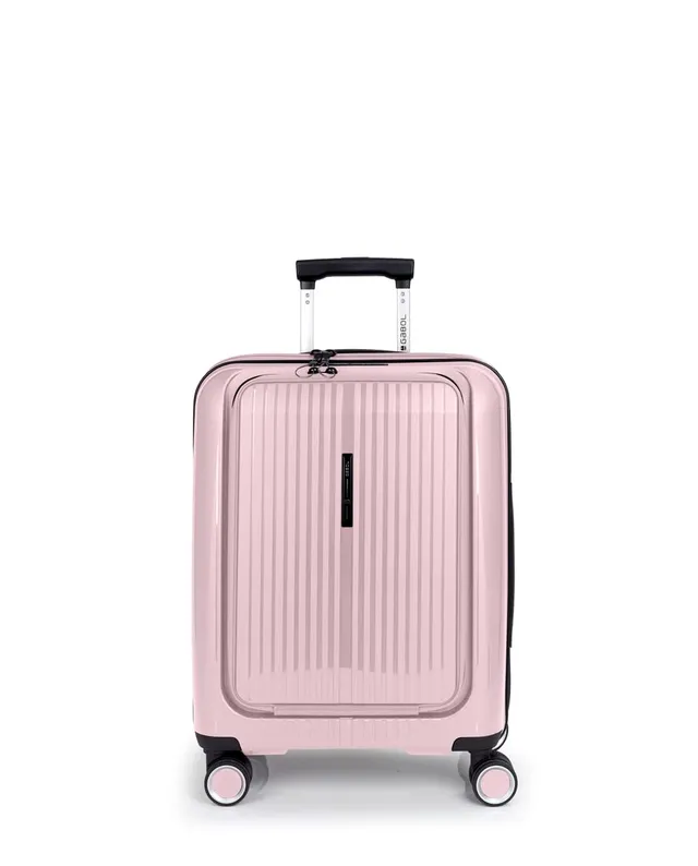 gabol-brooklyn-maleta-de-cabina-r-gida-expandible-55x40x22-25-cm-rosa-equipaje-d image 1