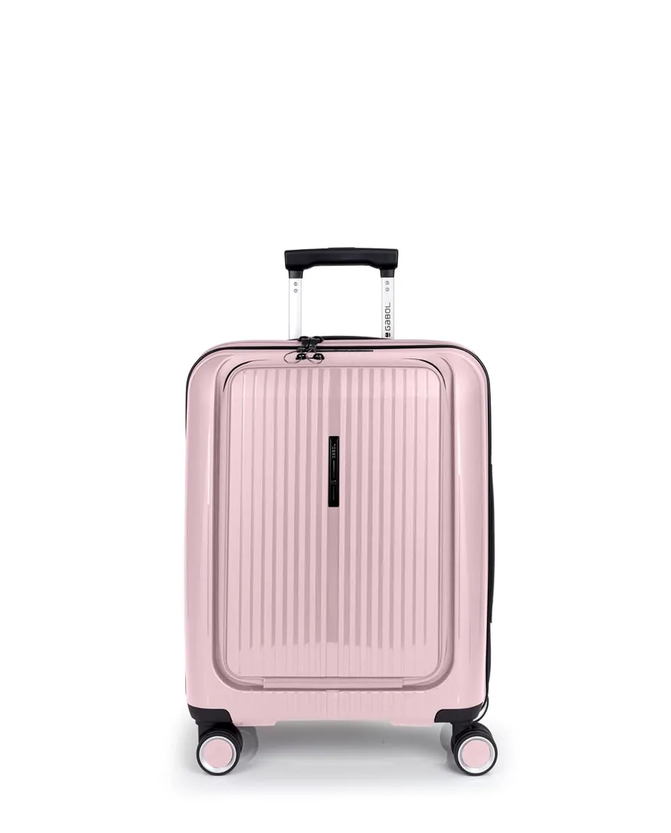 gabol-brooklyn-maleta-de-cabina-r-gida-expandible-55x40x22-25-cm-rosa-equipaje-d image 1
