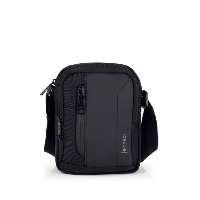 gabol-aston-bandolera-peque-a-hombre-15x19x7-cm-negro-material-reciclado-e-imper image 1