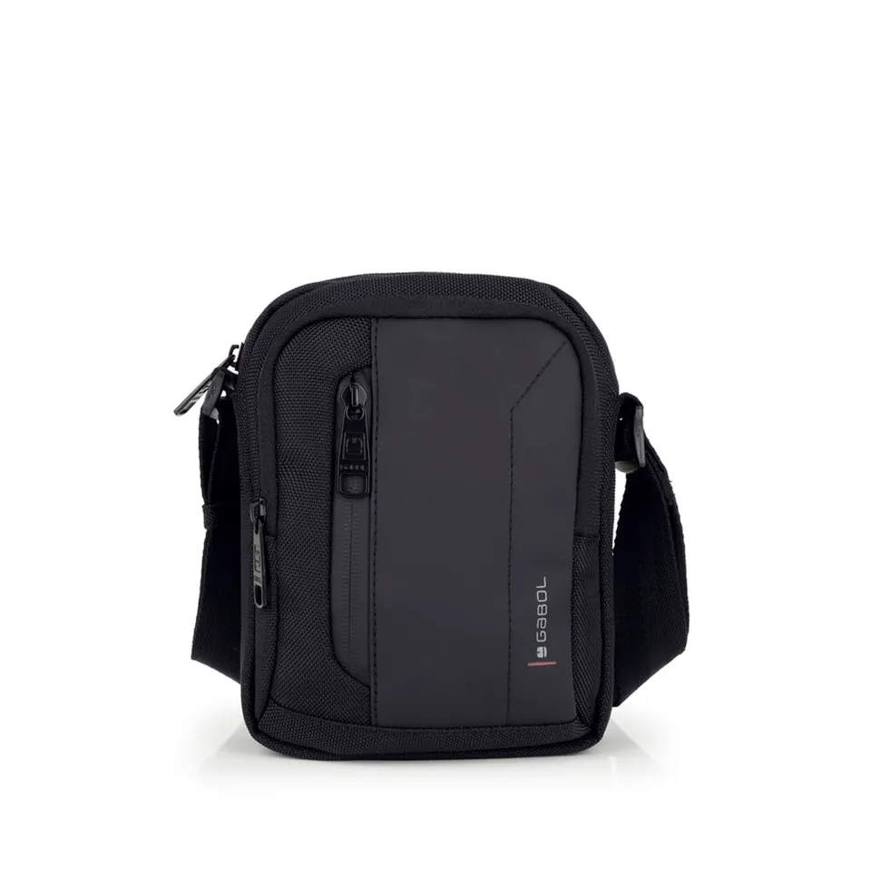 gabol-aston-bandolera-peque-a-hombre-15x19x7-cm-negro-material-reciclado-e-imper image 1