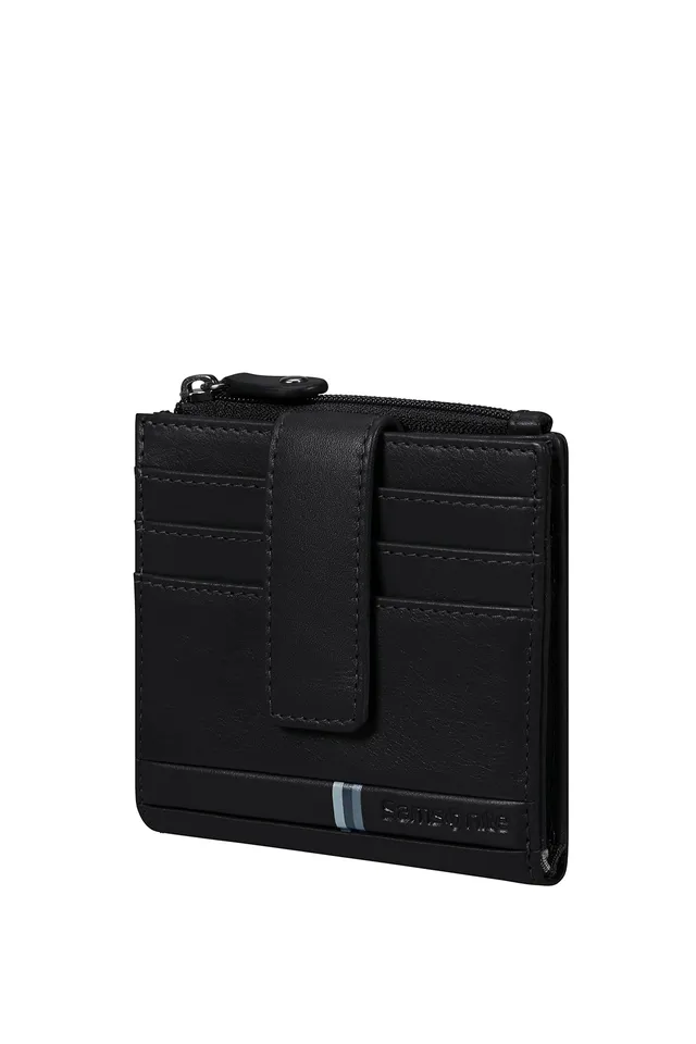 samsonite-flakgedlg-monedero-compacto-negro-10-cm-con-protecci-n-rfid image 1