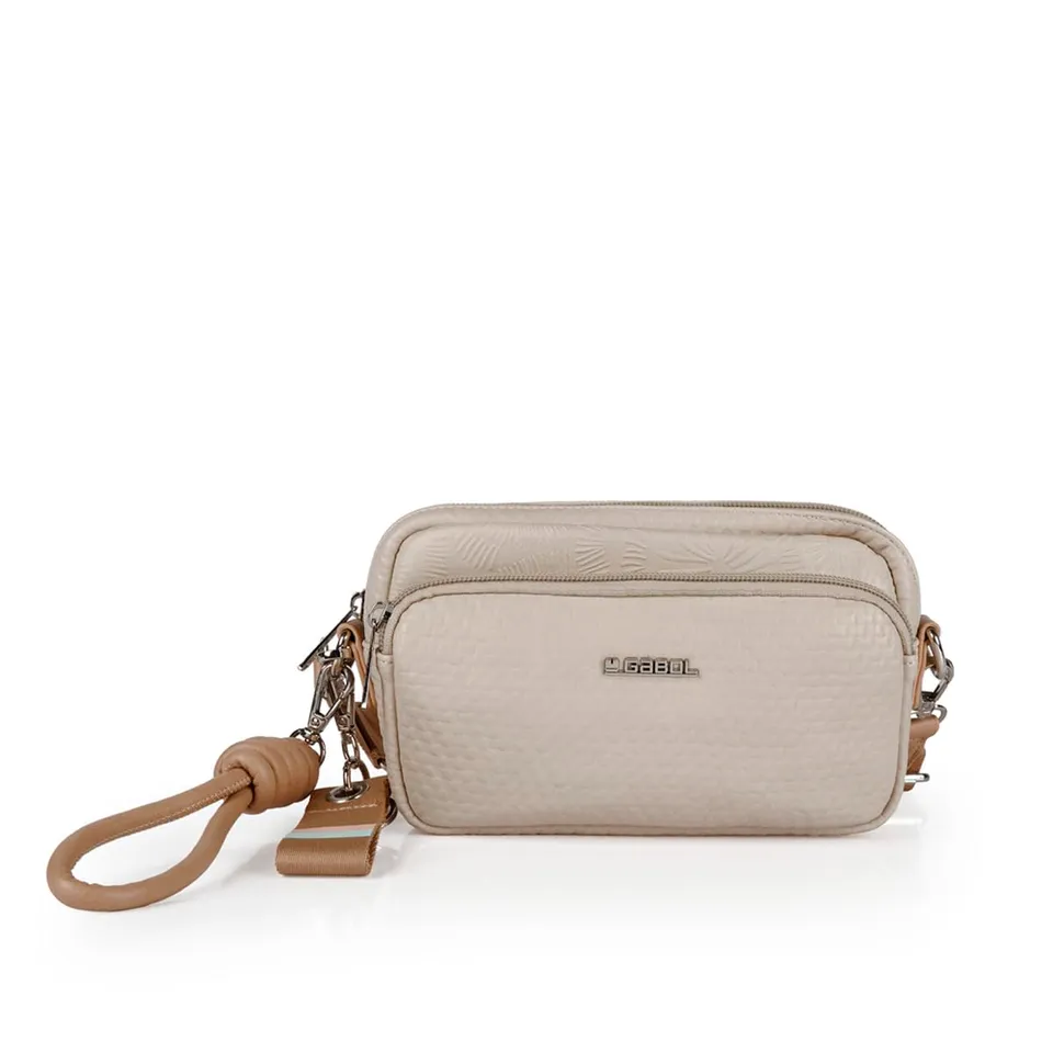 gabol-muriel-bolso-peque-o-de-piel-sint-tica-beige-ultrafino-20x12x3-cm image 1