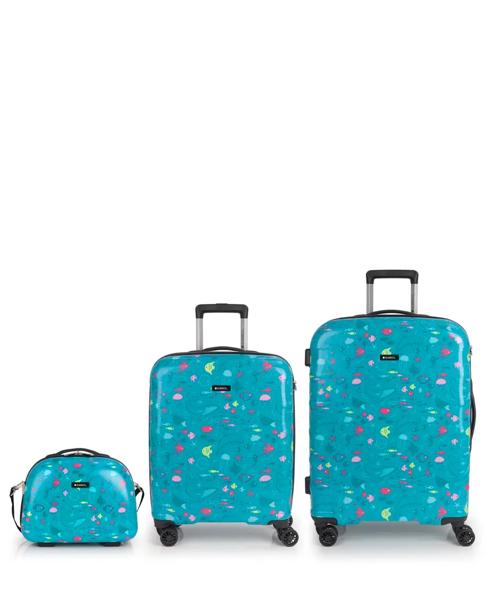 gabol-set-de-maleta-de-cabina-mediana-y-neceser-acqua-3-piezas-r-gidas-abs-polic image 1