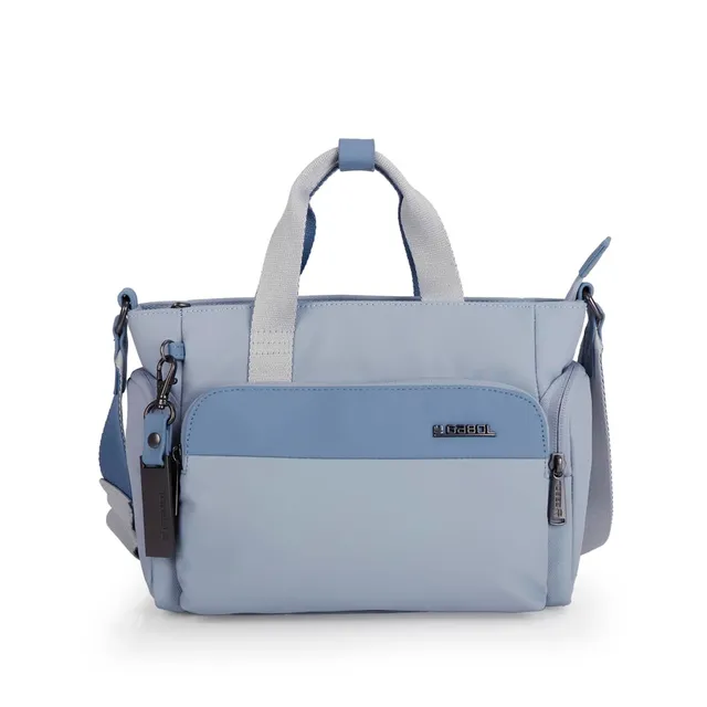 gabol-vega-bolso-de-poli-ster-resinado-y-piel-sint-tica-azul-25x18x10-cm-resiste image 1