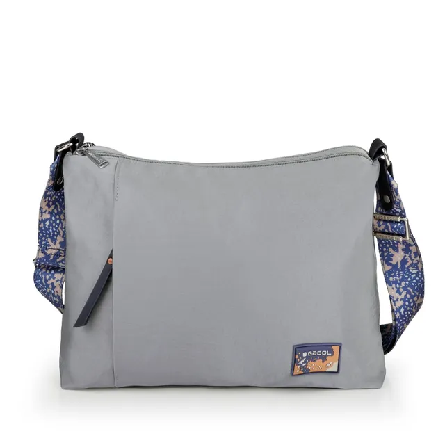 gabol-luz-bolso-mediano-con-2-compartimentos-de-nylon-crinkle-y-piel-sint-tica-g image 1