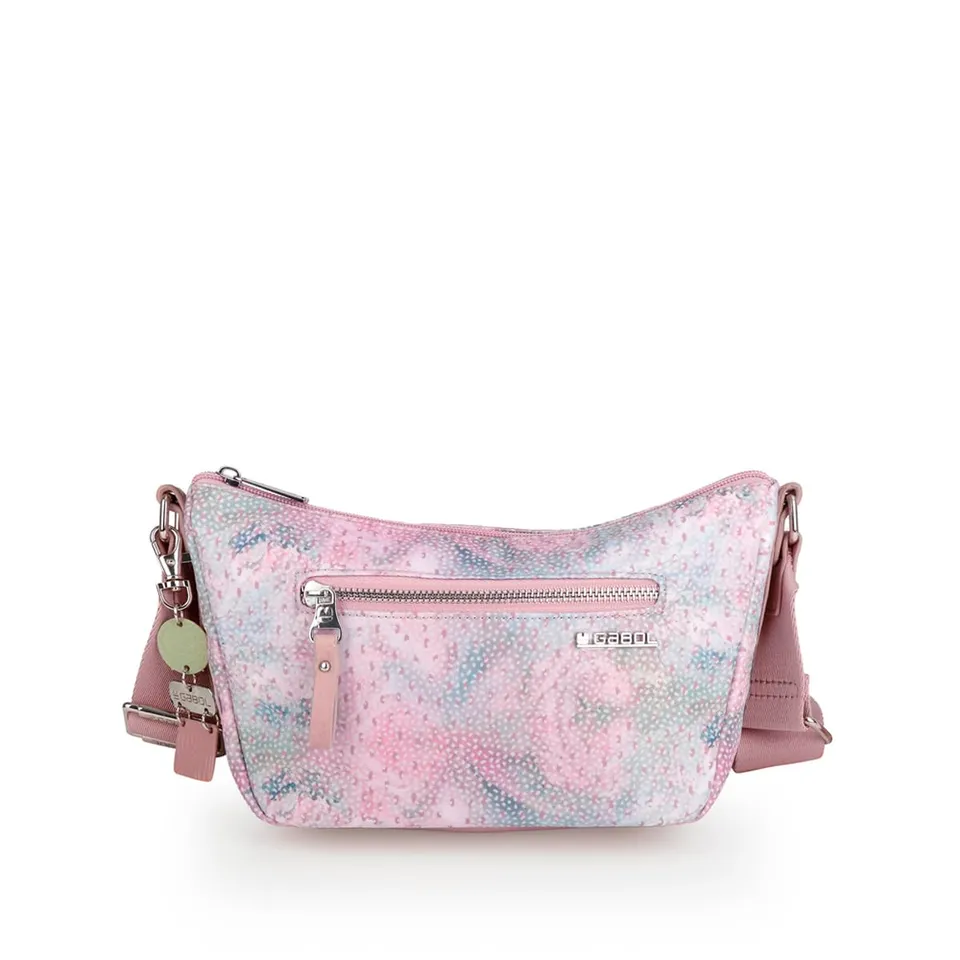 gabol-nabila-bolso-peque-o-de-poli-ster-y-piel-sint-tica-rosa-resistente-al-agua image 1