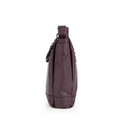 gabol-olivia-bolso-tres-compartimentos-satchel-28x25x7-cm-burdeos image 8