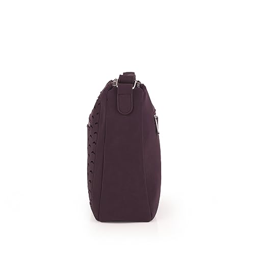 gabol-bolso-bandolera-tha-s-de-piel-sint-tica-con-2-compartimentos-burdeos-33x24 image 8