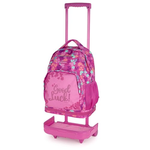 gabol-clover-mochila-escolar-con-ruedas-desmontable-34x46x20-cm-rosa-resistente- image 8