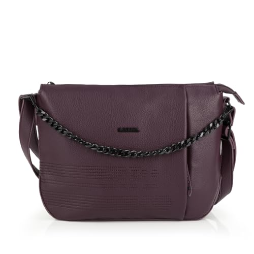 gabol-olivia-bolso-bandolera-de-piel-sint-tica-burdeos-libre-de-pvc-33x24x9-cm image 7