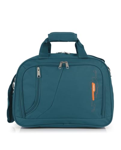 gabol-week-eco-bolso-de-viaje-mediano-27-l-con-acople-a-carro-pet-reciclado-turq image 8