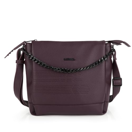 gabol-olivia-bolso-tres-compartimentos-satchel-28x25x7-cm-burdeos image 7