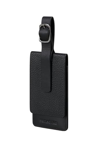 samsonite-ta-revolution-etiqueta-de-equipaje-de-cuero-negra-100-piel-de-vaca-ven image 5