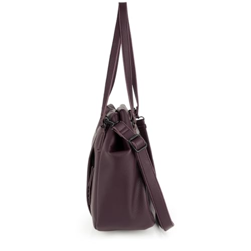 gabol-olivia-bolso-grande-de-piel-sint-tica-burdeos-43x29x12-cm image 8