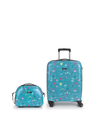 gabol-acqua-set-maleta-de-cabina-55-cm-4-ruedas-doble-y-neceser-37-6l image 7