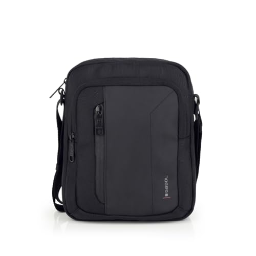 gabol-aston-bandolera-grande-de-material-reciclado-y-piel-sint-tica-negro-20x25x image 7