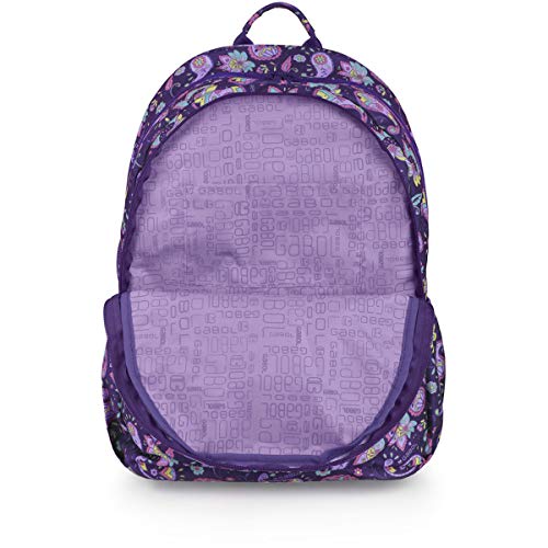 gabol-pranah-mochila-infantil-adaptable-a-carro-morada-espalda-termoformada image 8
