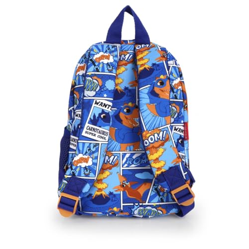 gabol-dino-mochila-infantil-peque-a-22x30x16-cm-azul-con-dinosaurios-espalda-aco image 8