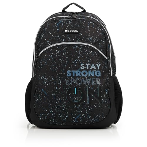 gabol-galaxy-mochila-escolar-adaptable-a-carro-34x46x20-cm-negro-2-compartimento image 5