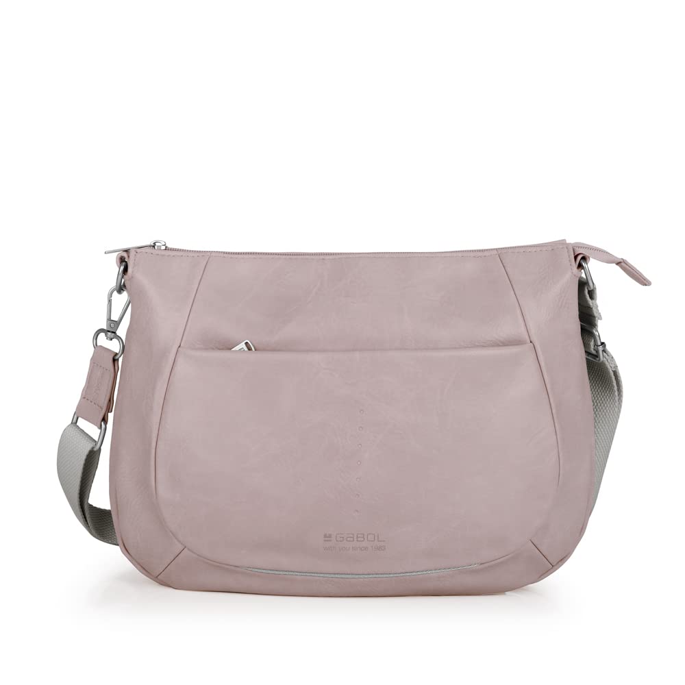 gabol-prodigy-bolso-bandolera-de-piel-sint-tica-rosa-claro-con-bandolera-de-segu image 1