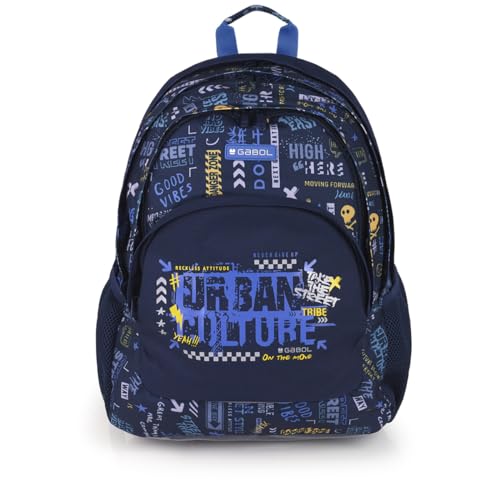 gabol-skull-mochila-escolar-3-compartimentos-impermeable-para-port-til-15-6-32x4 image 8