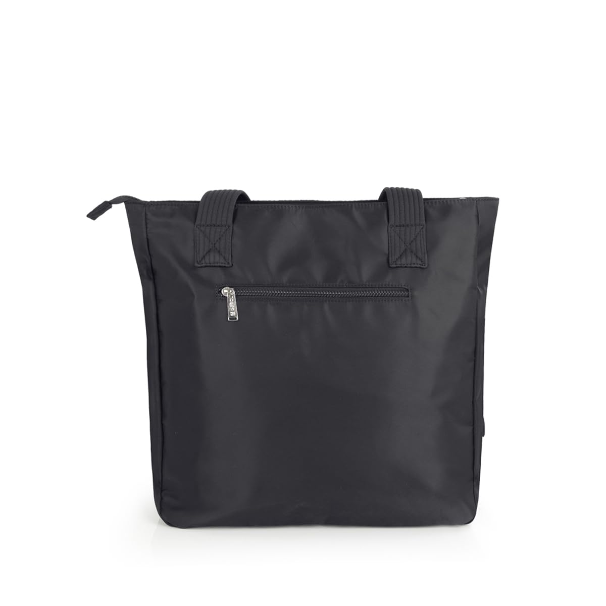 gabol-aroa-bolso-shopper-de-nylon-negro-con-llavero-rosa-resistente-al-agua-14-4 image 3