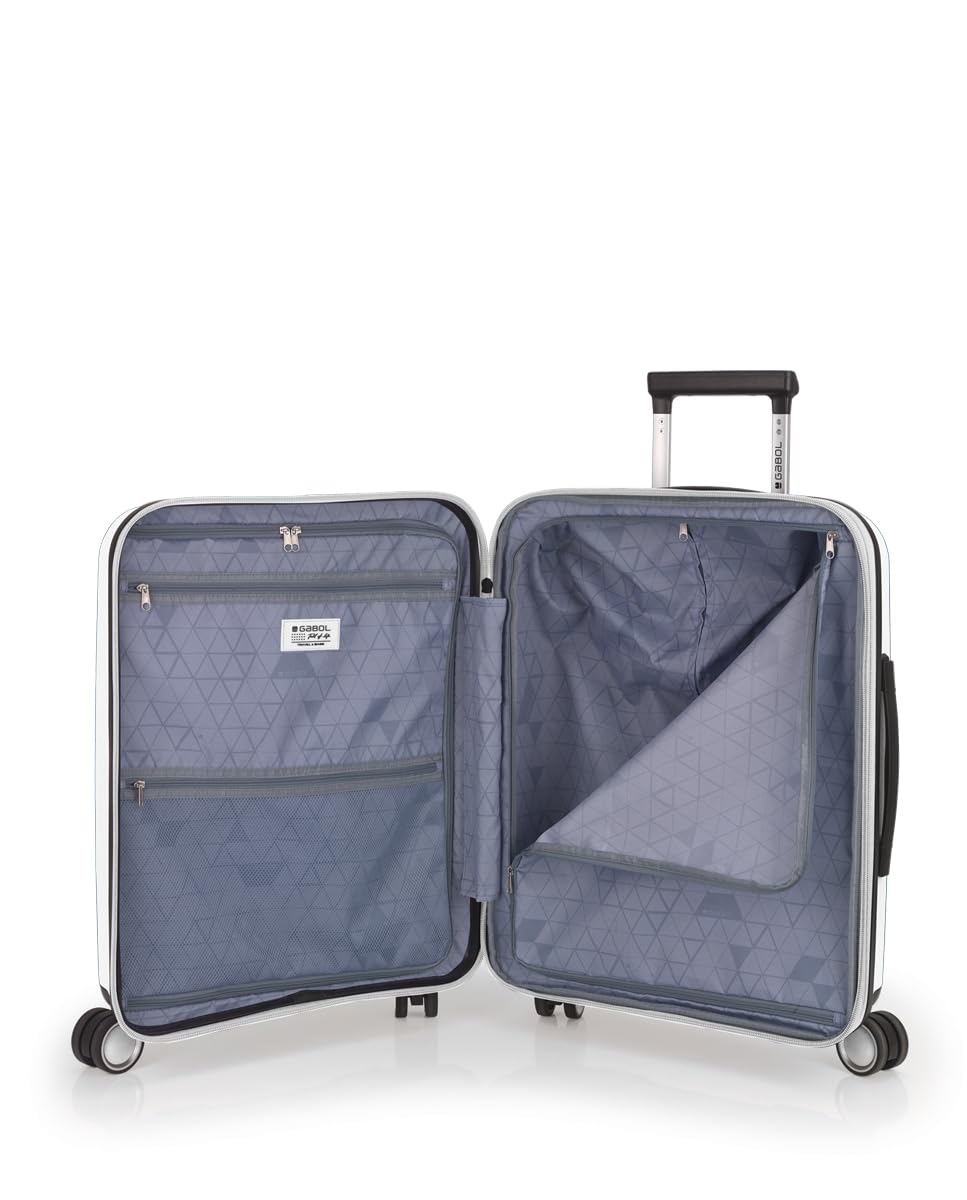 gabol-brooklyn-maleta-de-cabina-r-gida-expandible-55x40x22-25-cm-blanco-con-4-ru image 4