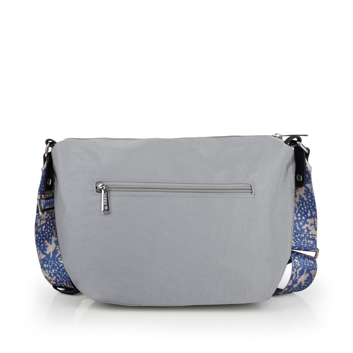 gabol-luz-bolso-media-luna-de-nylon-crinkle-y-piel-sint-tica-gris-30x20x9-cm-res image 3