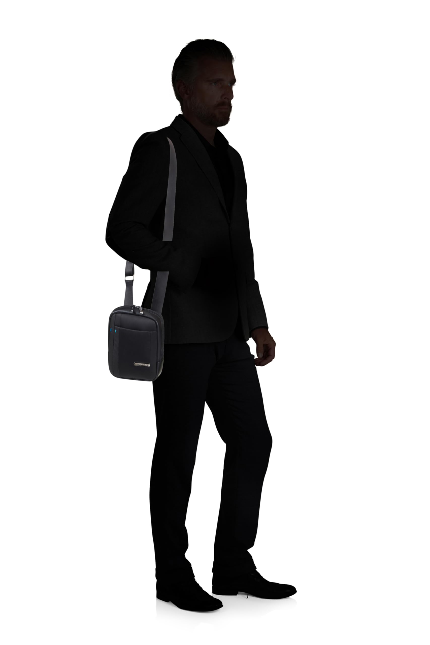 samsonite-spectrolite-3-0-bolso-bandolera-malet-n-hombre-22-cm-negro-correa-ajus image 7