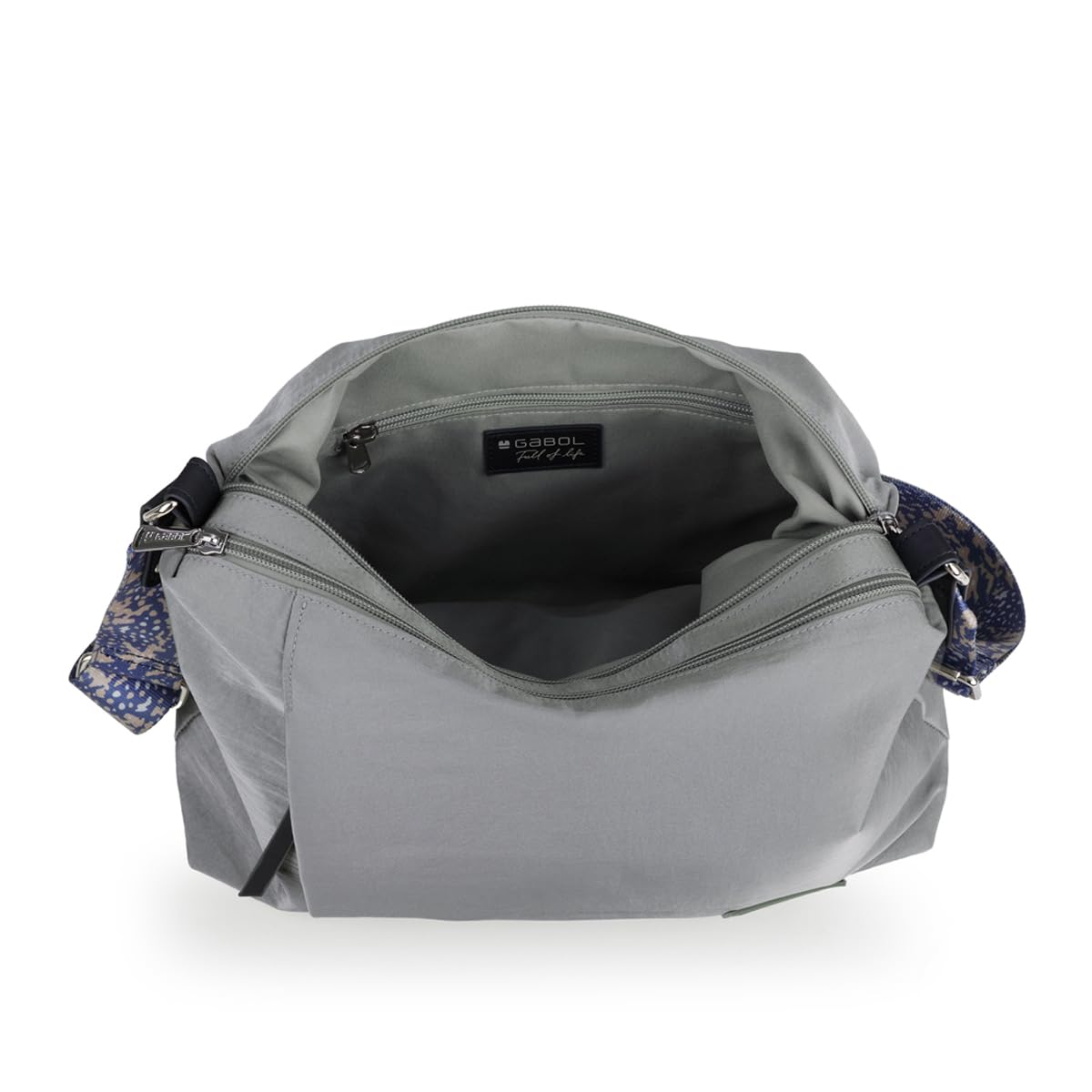 gabol-luz-bolso-mediano-con-2-compartimentos-de-nylon-crinkle-y-piel-sint-tica-g image 4