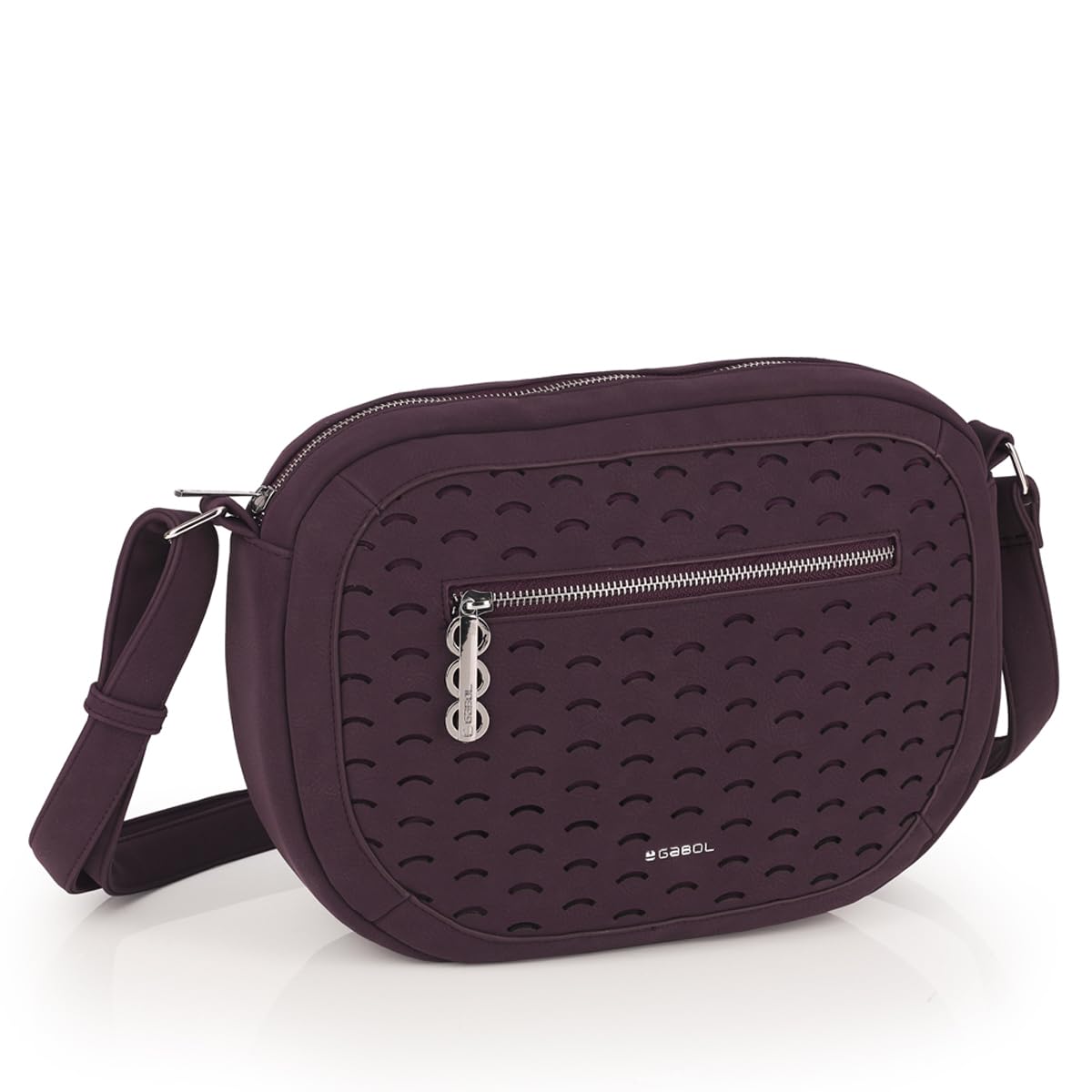 gabol-bolso-bandolera-tha-s-de-piel-sint-tica-burdeos-32x22x8-cm image 5
