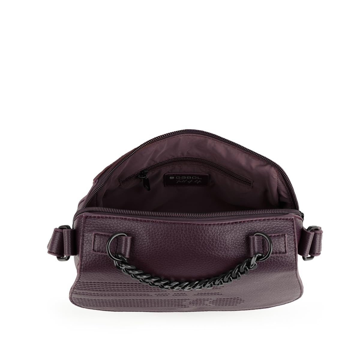 gabol-olivia-bolso-peque-o-de-piel-sint-tica-burdeos-24x17x7-cm image 4