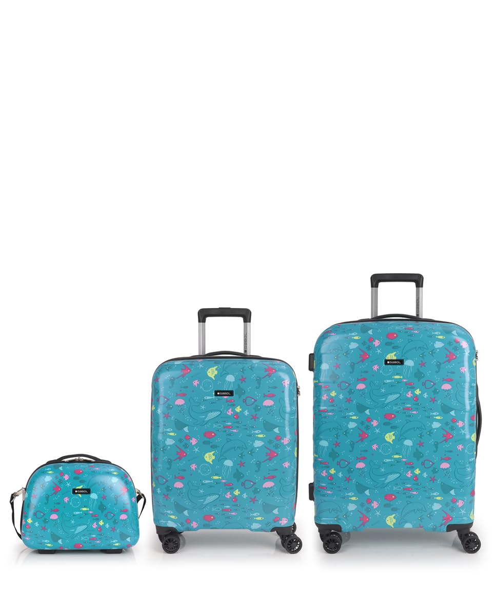 gabol-set-de-maleta-de-cabina-mediana-y-neceser-acqua-3-piezas-r-gidas-abs-polic image 1