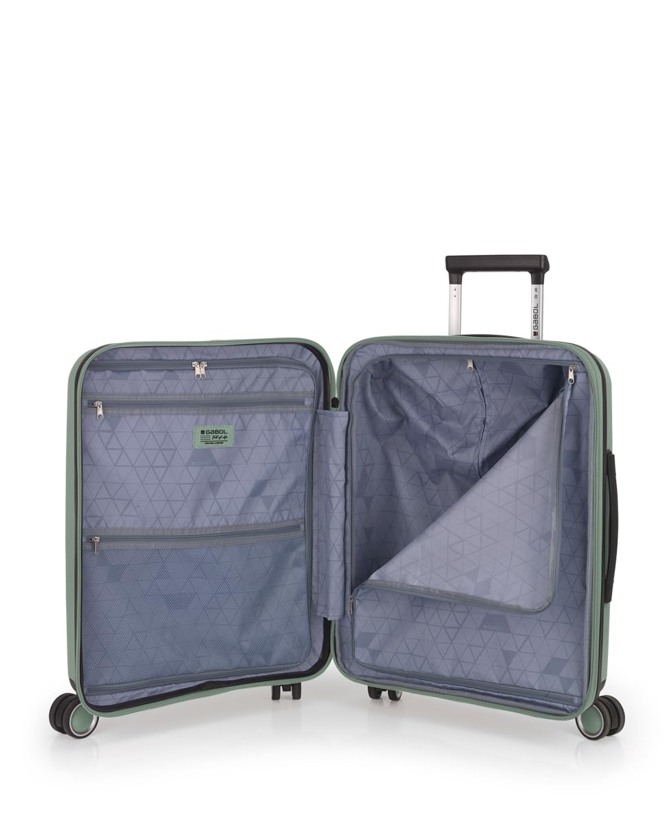 gabol-brooklyn-maleta-de-cabina-r-gida-expandible-55x40x22-25-cm-verde-con-4-rue image 4