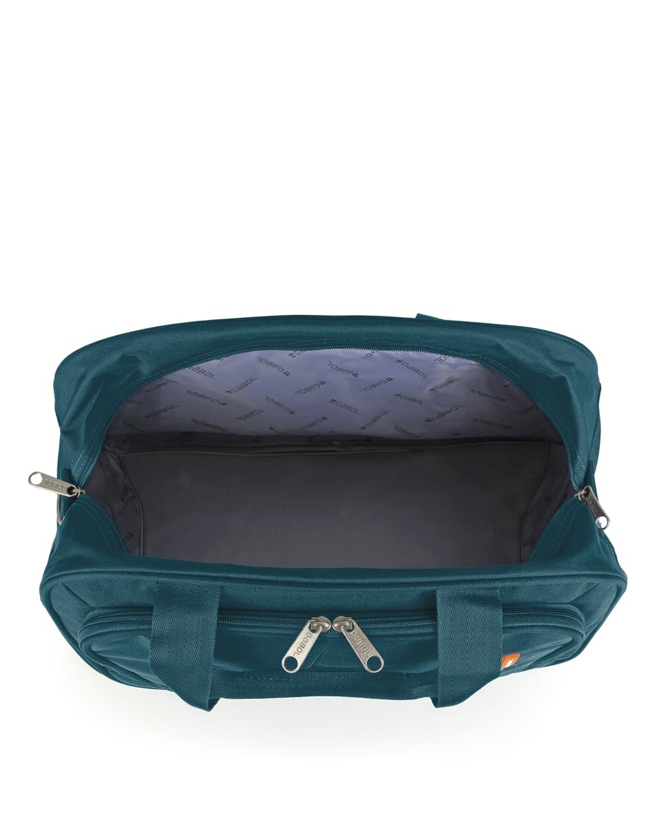 gabol-week-eco-bolso-de-viaje-mediano-27-l-con-acople-a-carro-pet-reciclado-turq image 4