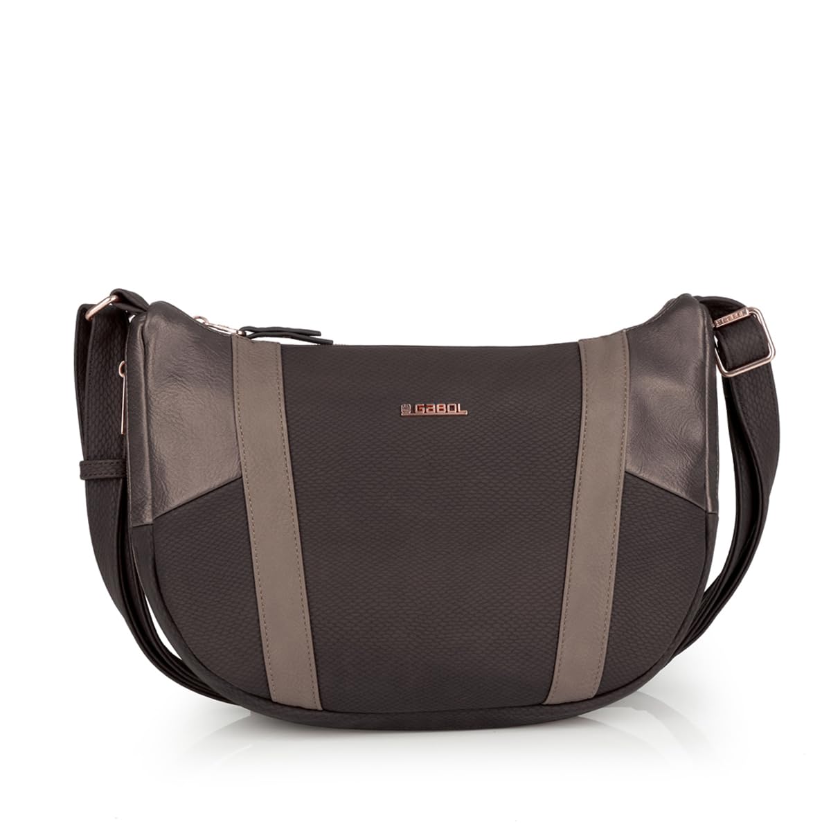 gabol-thelma-bolso-expandible-de-piel-sint-tica-marr-n-31x22x7-11-cm image 1