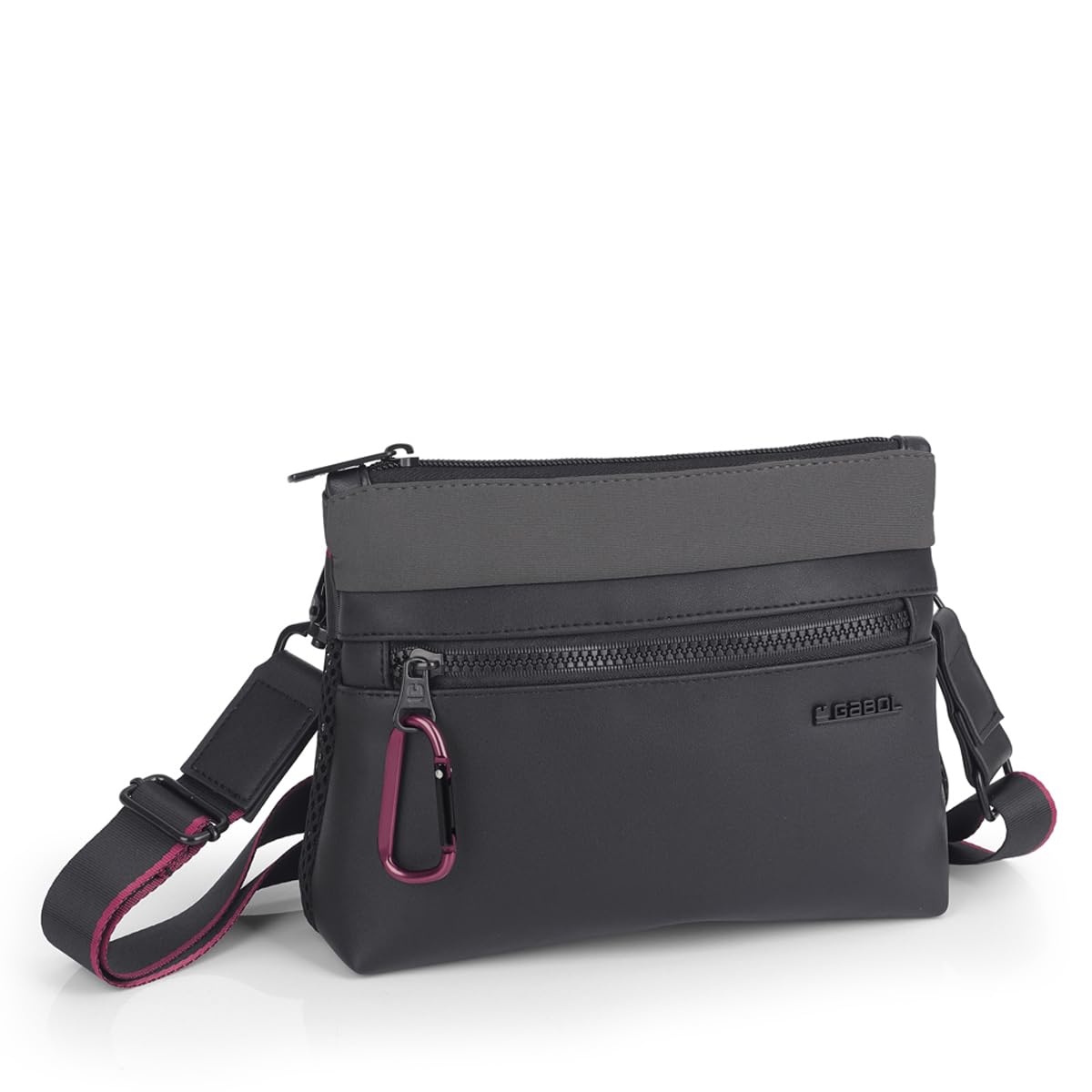 gabol-nicole-bolso-peque-o-de-piel-sint-tica-y-neopreno-negro-22x16x5-cm image 5