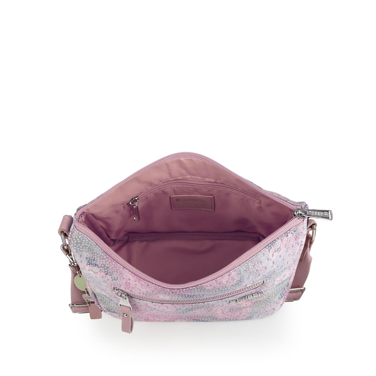 gabol-nabila-bolso-peque-o-de-poli-ster-y-piel-sint-tica-rosa-resistente-al-agua image 4