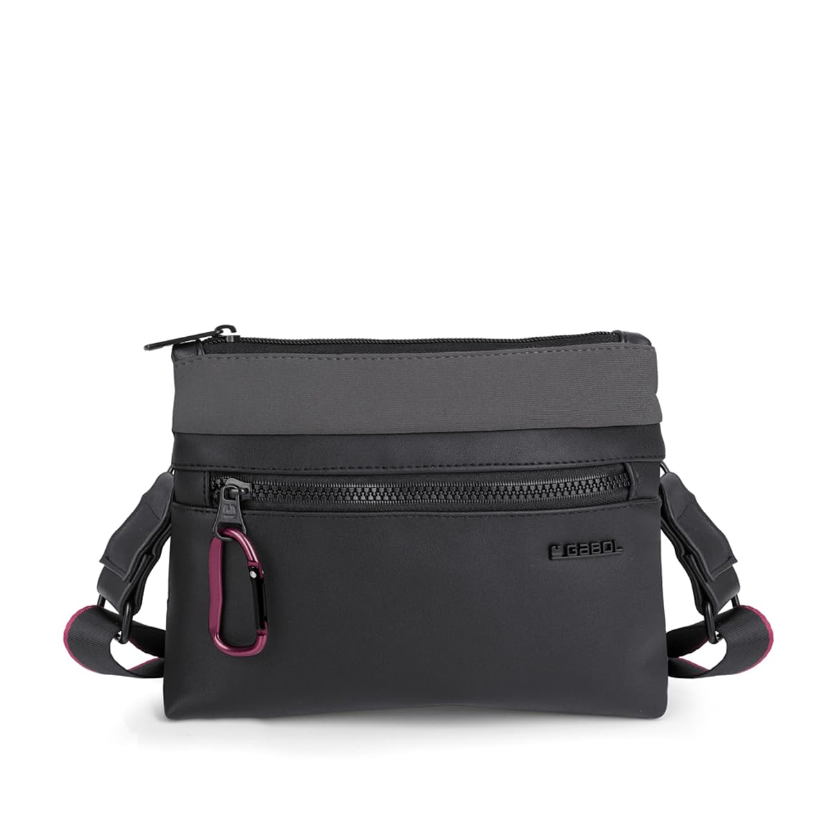 gabol-nicole-bolso-peque-o-de-piel-sint-tica-y-neopreno-negro-22x16x5-cm image 1