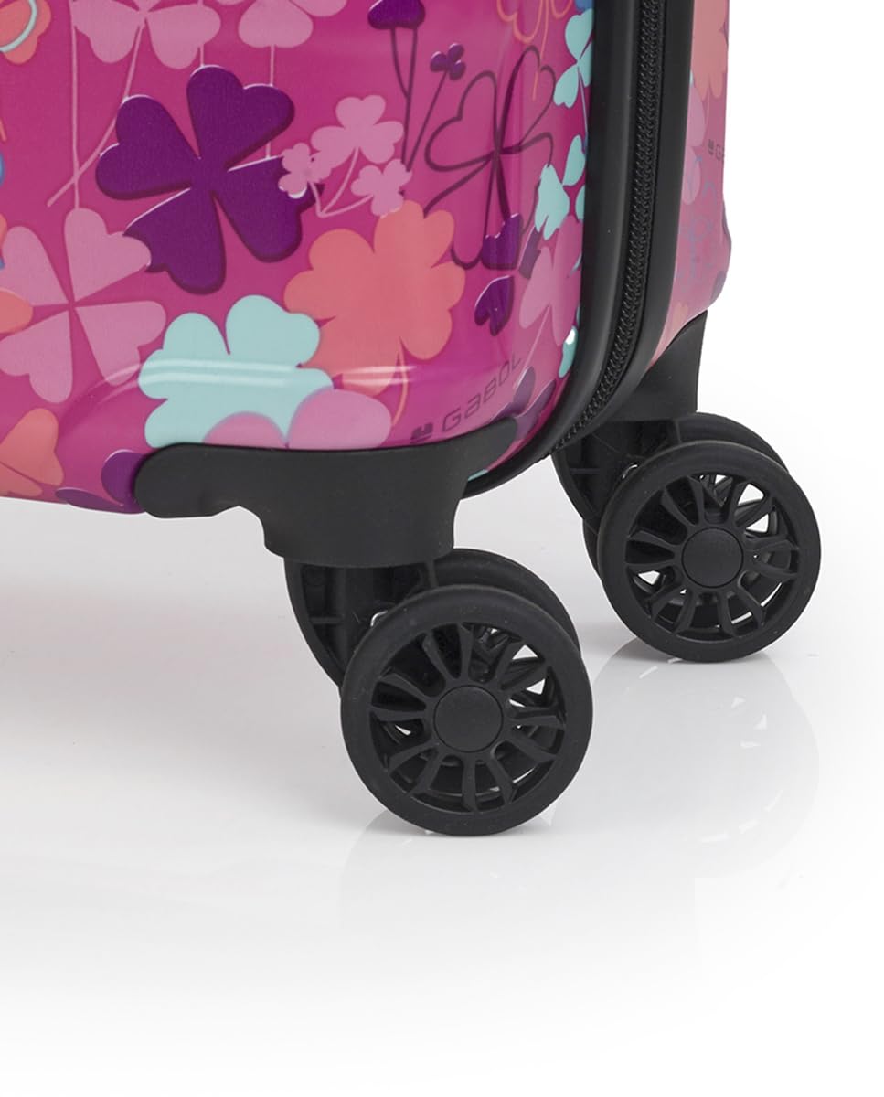 gabol-set-de-maleta-cabina-y-mediana-clover-2-piezas-r-gidas-abs-con-estampado-d image 5
