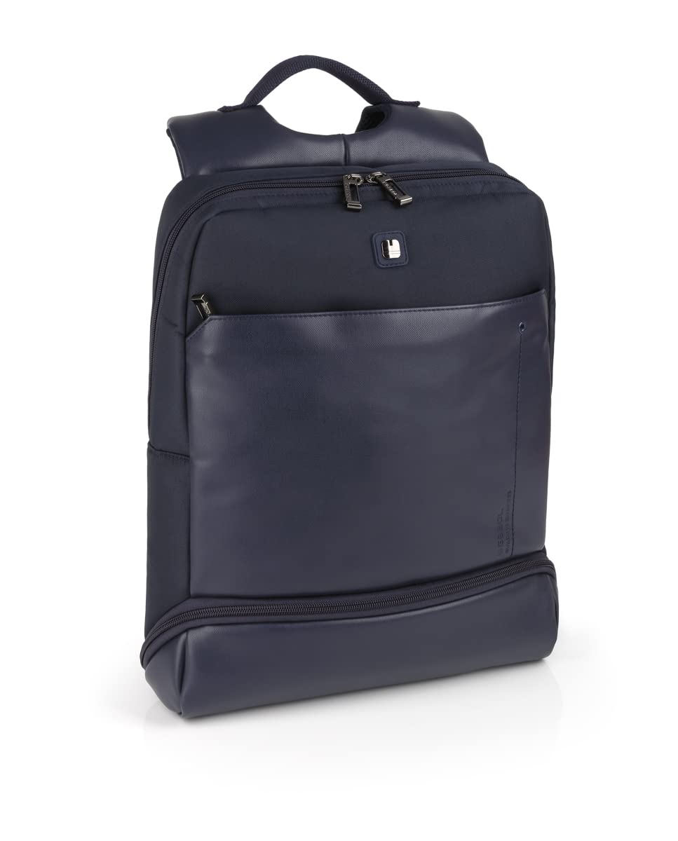 gabol-network-mochila-unisex-para-port-til-de-12-5-azul-nylon-y-piel-sint-tica-6 image 1