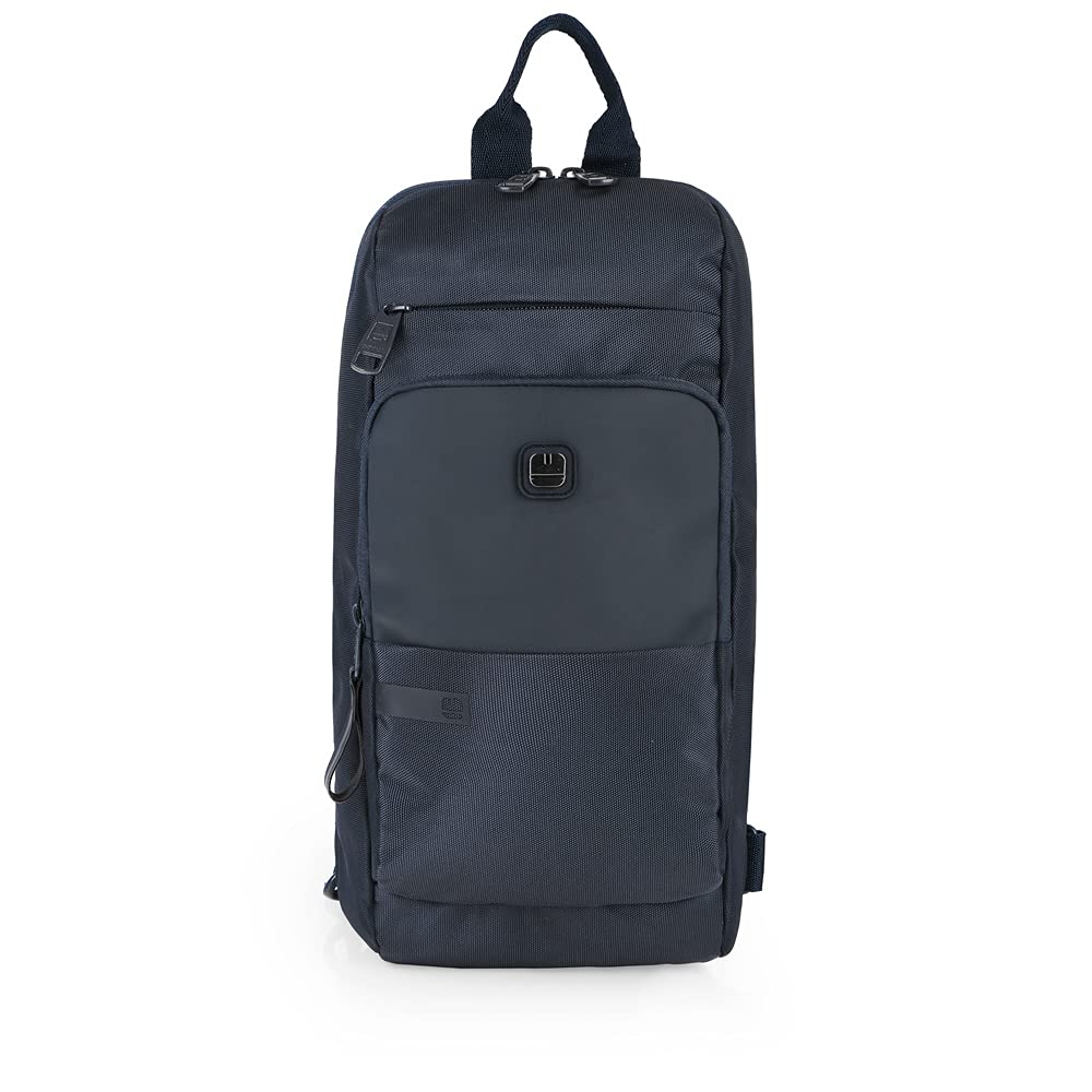 gabol-ready-mochila-bandolera-para-hombre-azul-peque-o-nylon-y-piel-sint-tica-re image 1