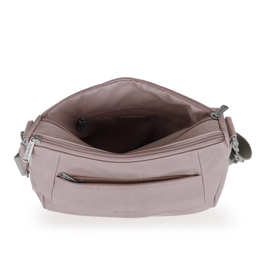 gabol-prodigy-bolso-bandolera-de-piel-sint-tica-rosa-claro-con-dos-compartimento image 4