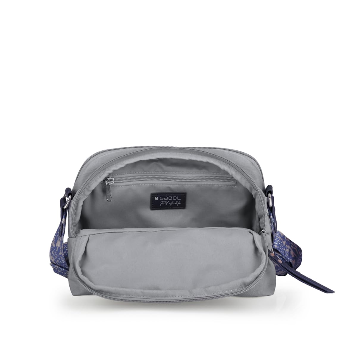 gabol-luz-bolso-peque-o-con-dos-compartimentos-en-nylon-crinkle-y-piel-sint-tica image 4